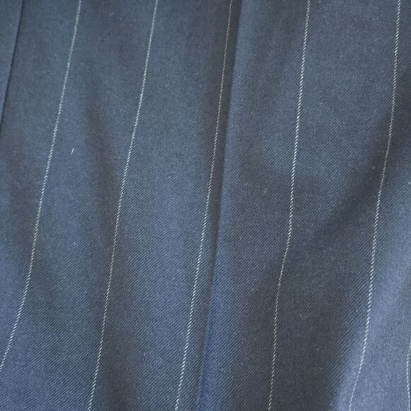 NWT J.Crew Factory Striped Dress Pants Navy Blue - Picture 5 of 5